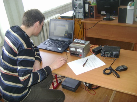 Радиовстреча гимназии №25 г. Курска с экипажем МКС