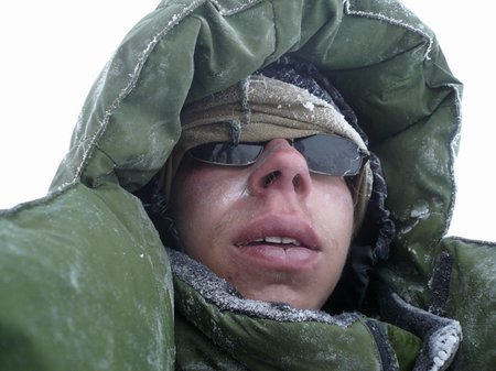 Александр Долженков (ra3wok) у восточной вершины 