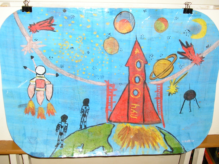 Окружающий мир в подготовительной группе тема театр. Рисование космос в детском саду. Рисунок на тему космос. Детские рисунки на тему космос. Рисование на тему космос в детском саду.